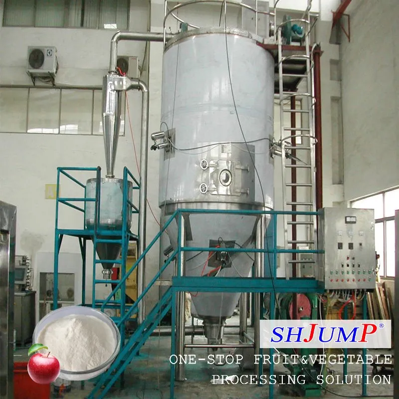 Appelpoederverwerkingslijn