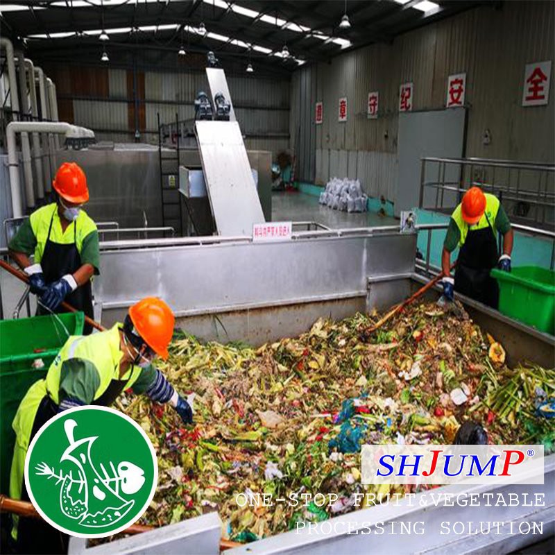 Voedselafvalverwerkingslijn