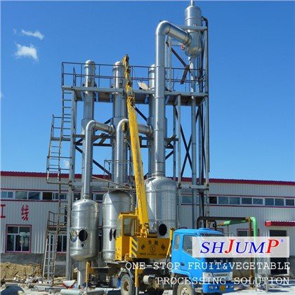 Vacuümverdamper met vallende film