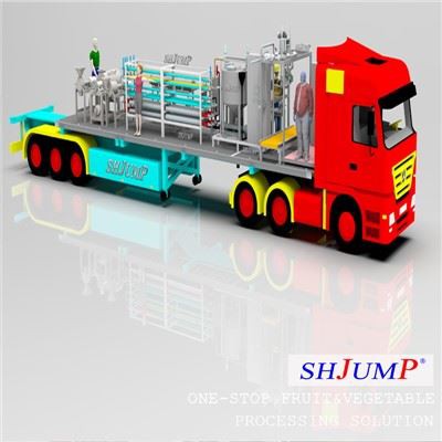 Mobiele Fruitverwerkingsfabriek