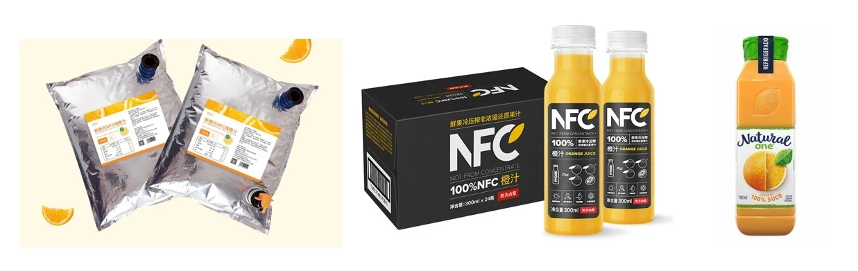 nfc orange juice product nfc orange juice product